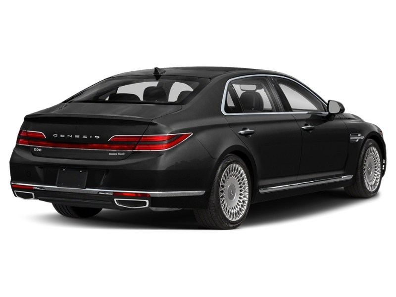 2022 Genesis G90 5.0 Prestige w/Multi-Spoke Wheel Vic Black  Shot 6