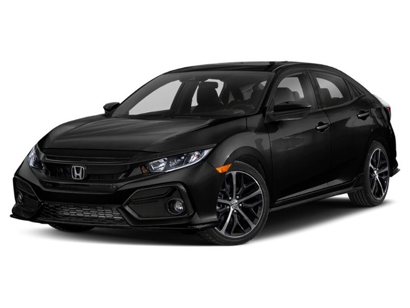 2020 Honda Civic Sport Manual Crystal Black Pearl  Shot 4