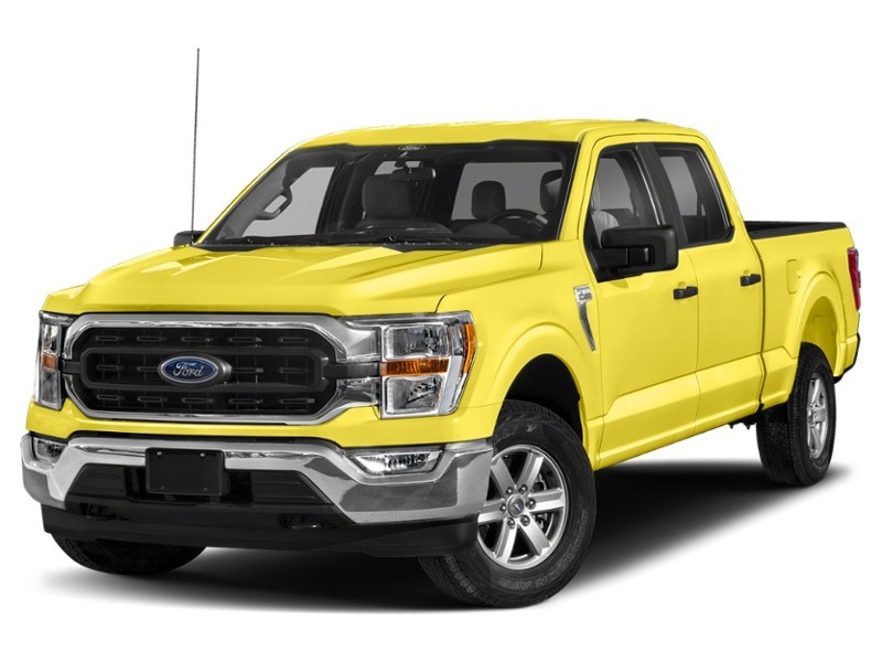 2023 Ford F-150 XLT 4WD SuperCrew 5.5' Box Yellow  Shot 10