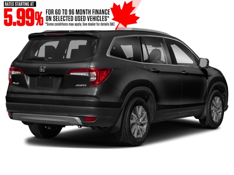 2021 Honda Pilot EX-L Navi AWD Crystal Black Pearl  Shot 6
