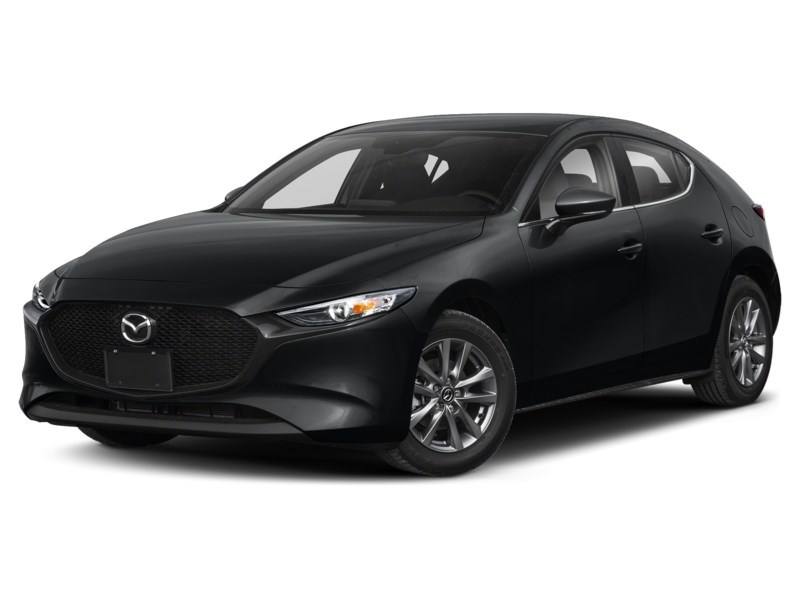 2022 Mazda Mazda3 Sport GX Auto FWD Jet Black Mica  Shot 8