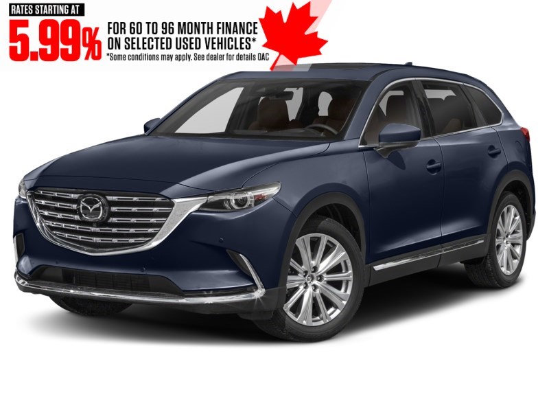 2021 Mazda CX-9 2021.5 Signature AWD Deep Crystal Blue Mica  Shot 4