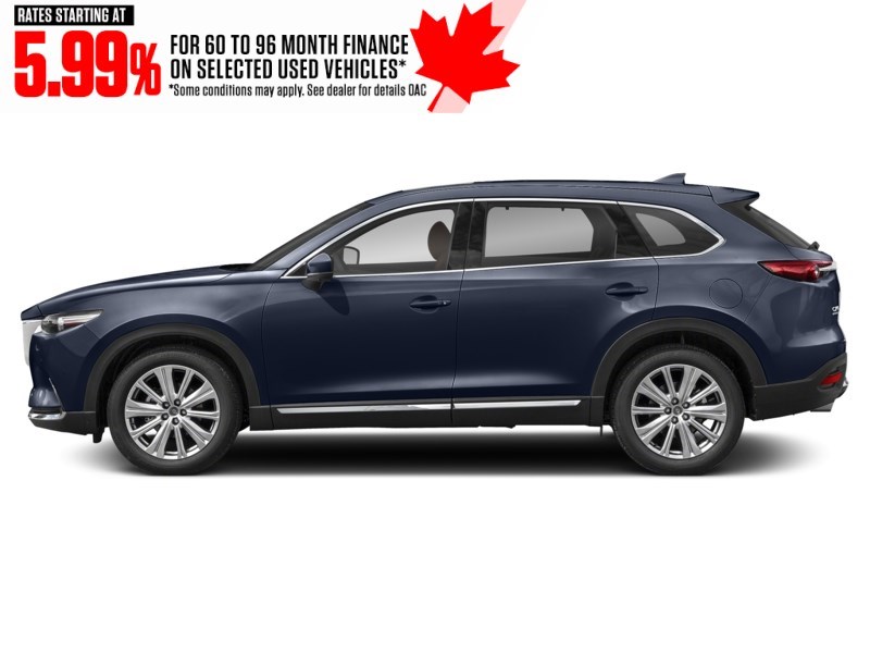 2021 Mazda CX-9 2021.5 Signature AWD Deep Crystal Blue Mica  Shot 5