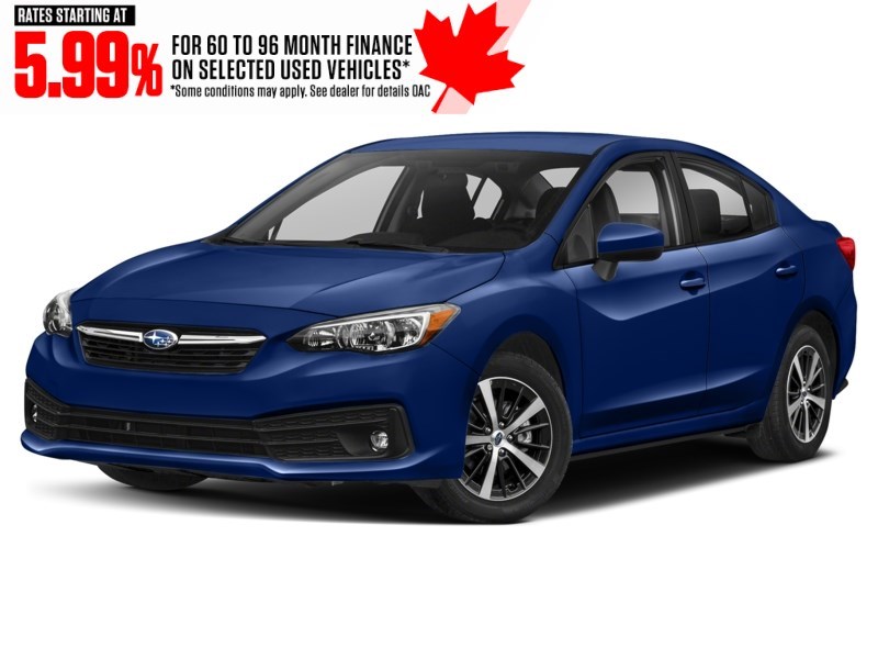 2022 Subaru Impreza Touring 4-door CVT w/EyeSight Sapphire Blue Pearl  Shot 4