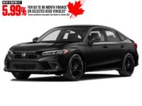 2023 Honda Civic Sport CVT Crystal Black Pearl  Shot 3