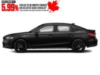 2023 Honda Civic Sport CVT Crystal Black Pearl  Shot 2