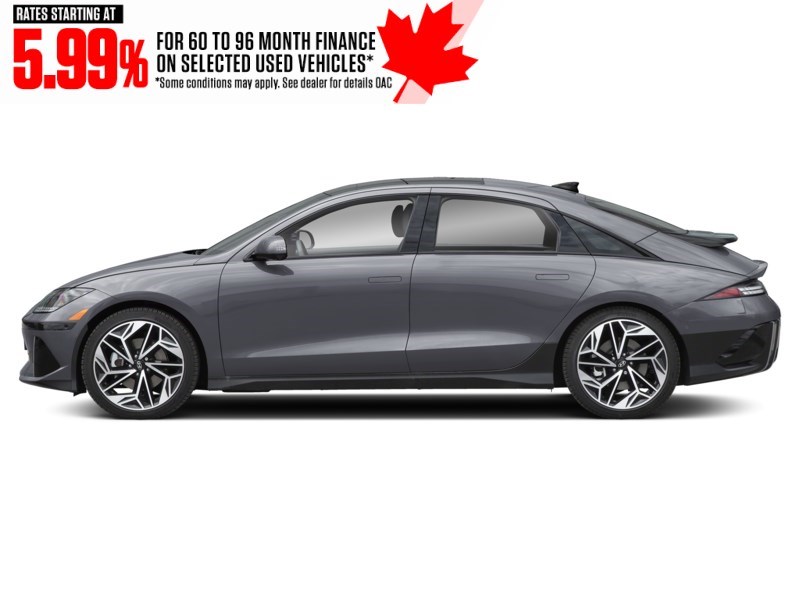 2023 Hyundai IONIQ 6 Preferred AWD Long Range w/Ultimate Pkg Nocturne Grey  Shot 3