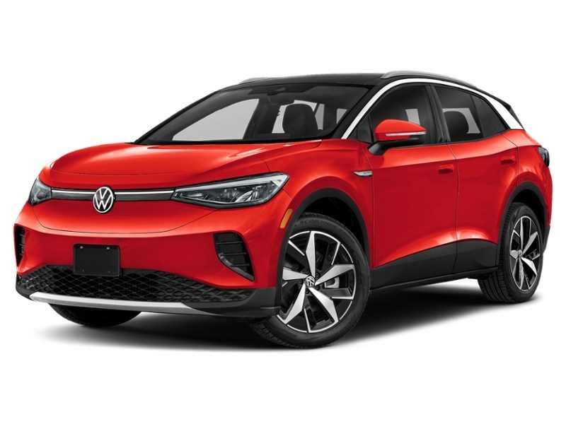 2023 Volkswagen ID.4 Pro AWD w/SK On Battery Aurora Red Chroma w/Black Roof  Shot 49