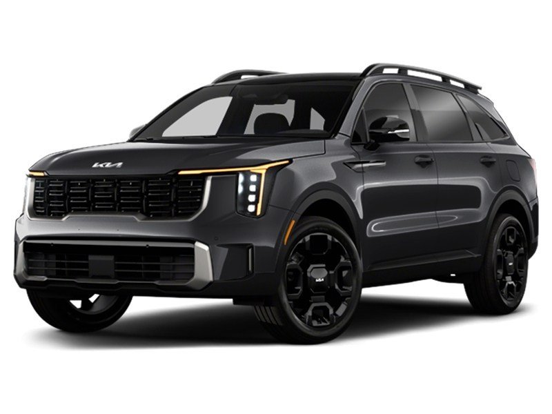 2025 Kia Sorento X-Line AWD Ebony Black  Shot 4