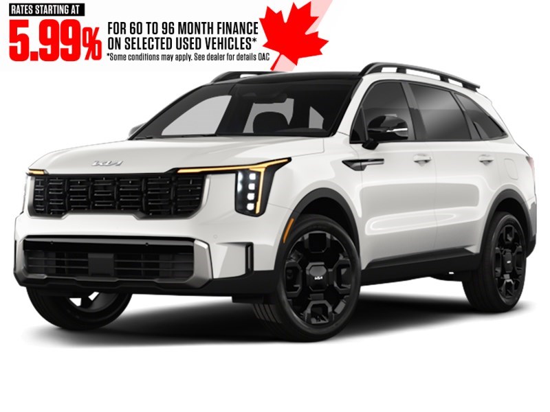 2024 Kia Sorento X-Line AWD Glacial White Pearl  Shot 2