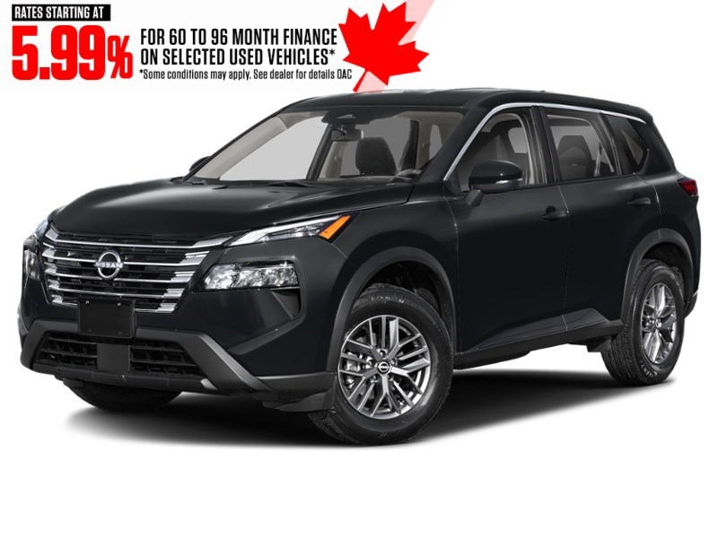 2024 Nissan Rogue AWD S Super Black  Shot 1