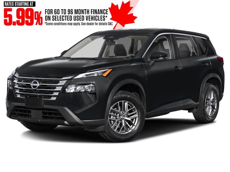 2024 Nissan Rogue AWD S Super Black  Shot 1