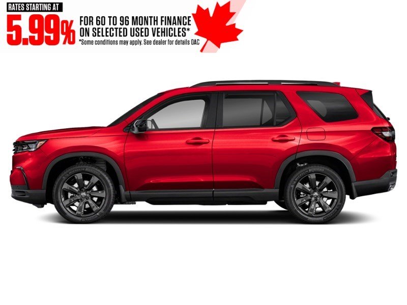 2023 Honda Pilot Sport AWD Radiant Red Metallic II  Shot 3