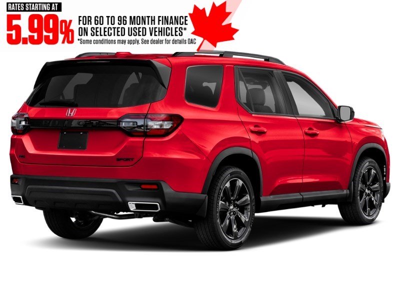 2023 Honda Pilot Sport AWD Radiant Red Metallic II  Shot 6