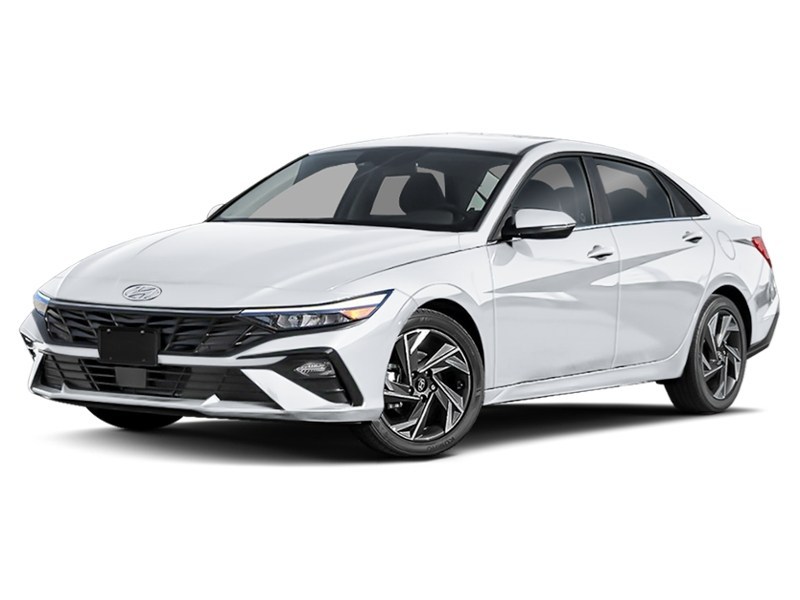 2024 Hyundai Elantra HEV Luxury DCT Atlas White  Shot 18