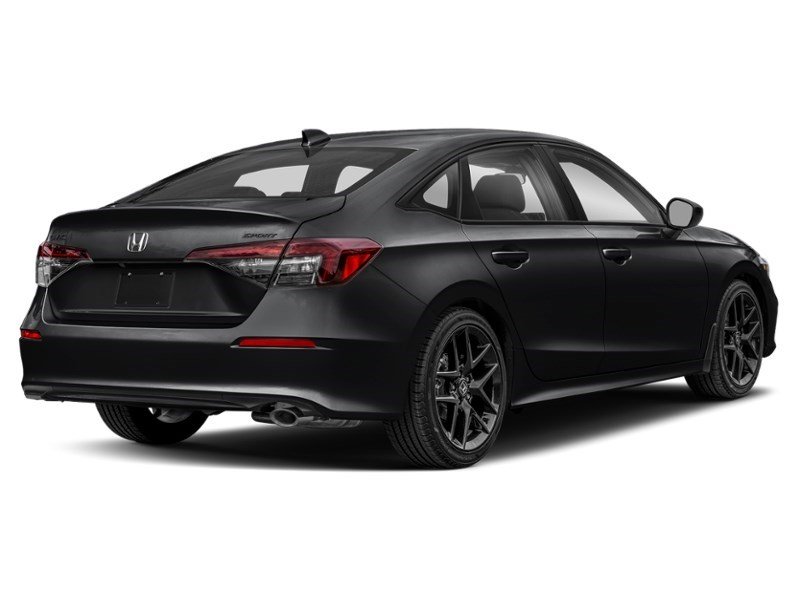 2025 Honda Civic Sport CVT Crystal Black Pearl  Shot 2