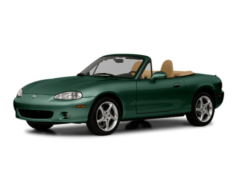 2003 Mazda MX-5 Miata 2dr Conv Manual Emerald Mica  Shot 2
