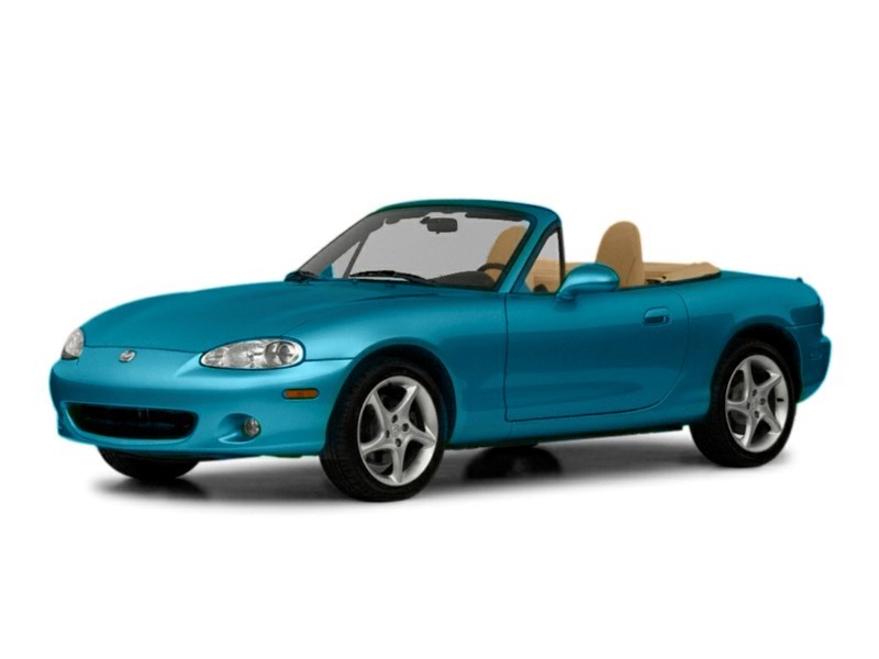 2003 Mazda MX-5 Miata 2dr Conv Manual Tropical Green  Shot 5