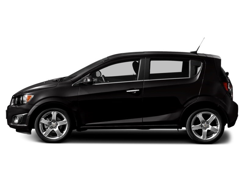 2012 Chevrolet Sonic 5dr HB LT Black  Shot 3