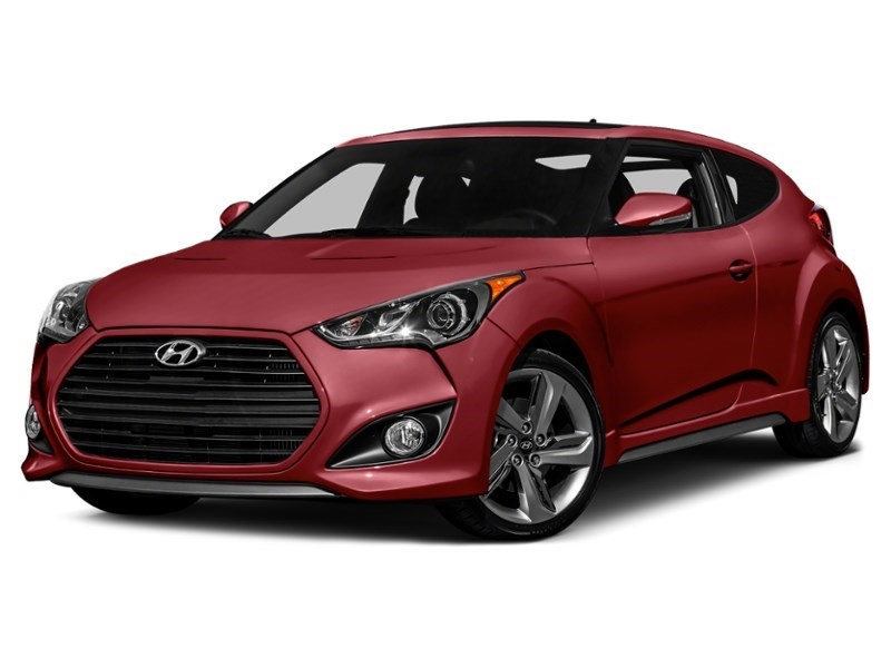 2014 Hyundai Veloster 3dr Cpe Auto Turbo Boston Red Metallic  Shot 4