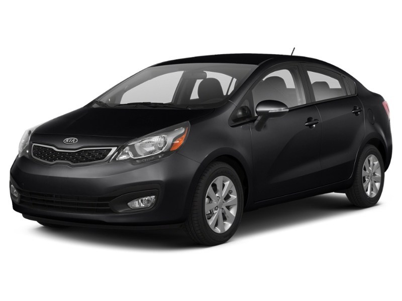 2013 Kia Rio 4dr Sdn Auto EX Aurora Black Pearl  Shot 10