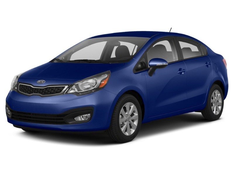 2013 Kia Rio 4dr Sdn Auto EX Tanzanite Blue Pearl  Shot 46
