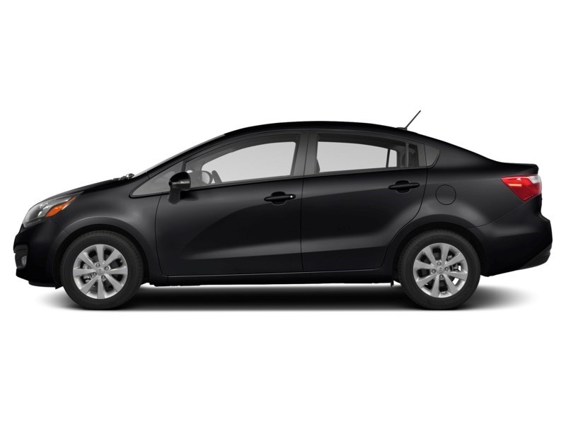 2013 Kia Rio 4dr Sdn Auto EX Aurora Black Pearl  Shot 9