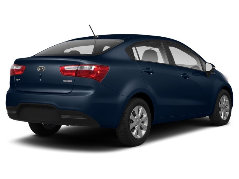 2013 Kia Rio 4dr Sdn Auto EX Deep Blue Pearl  Shot 30