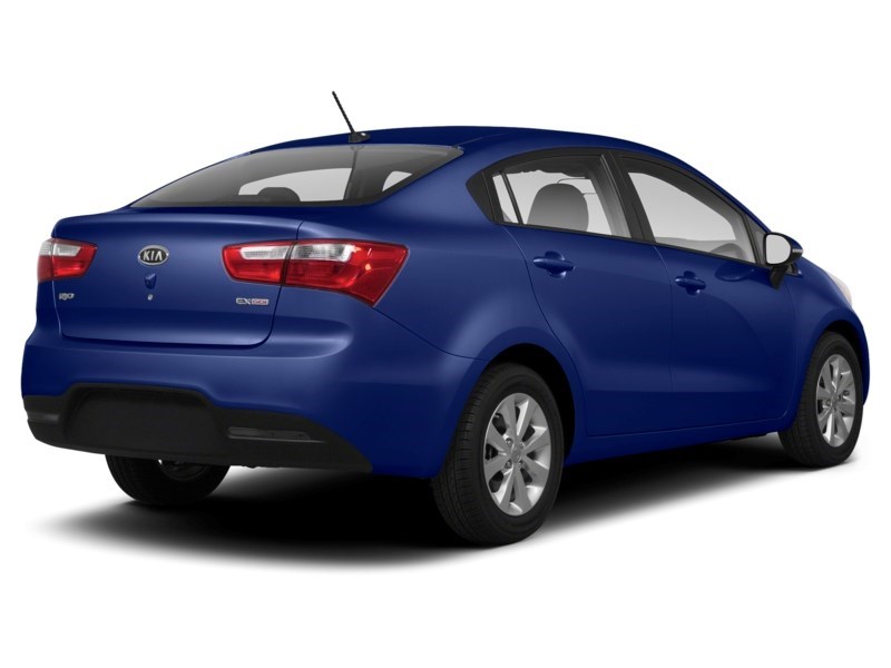 2013 Kia Rio 4dr Sdn Auto EX Tanzanite Blue Pearl  Shot 44