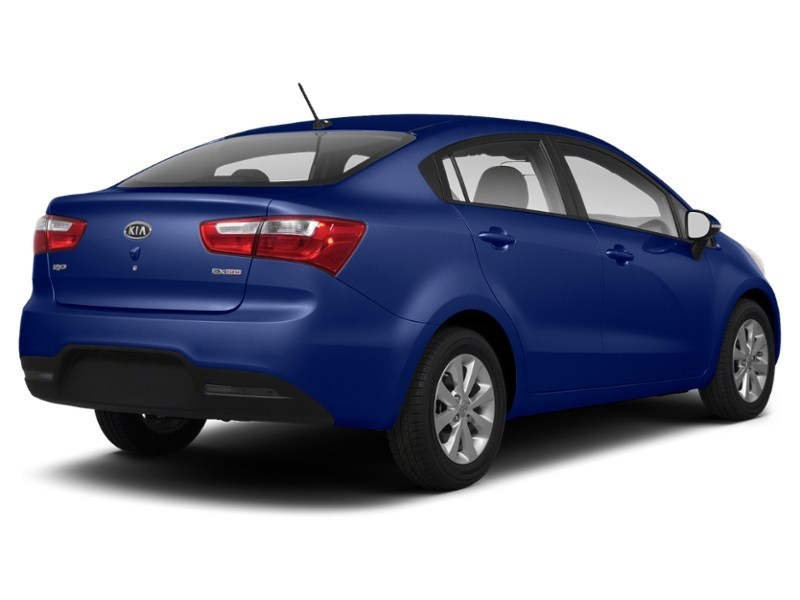 2013 Kia Rio 4dr Sdn Auto EX Tanzanite Blue Pearl  Shot 48