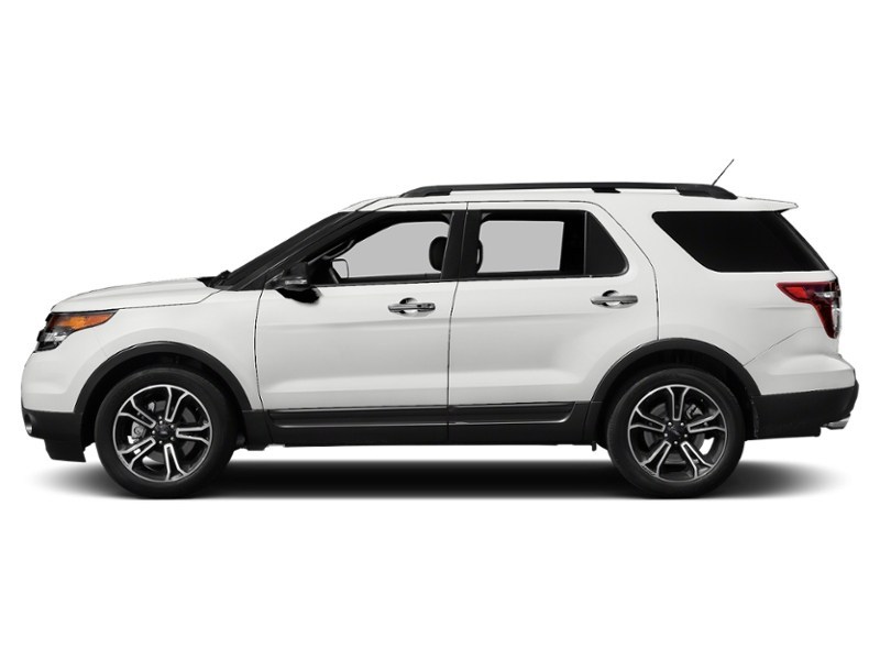 2014 Ford Explorer 4WD 4dr Sport White Platinum Metallic Tri-Coat  Shot 3