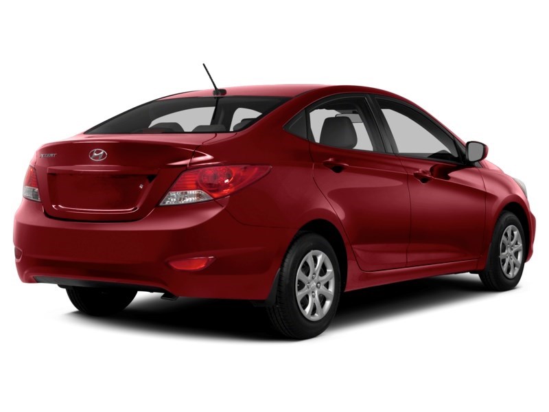 2014 Hyundai Accent 4dr Sdn Auto GL Boston Red Metallic  Shot 9