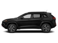 2017 Jeep Cherokee 4WD 4dr Trailhawk Diamond Black Crystal Pearl  Shot 3
