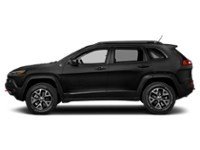 2017 Jeep Cherokee 4WD 4dr Trailhawk Diamond Black Crystal Pearl  Shot 3