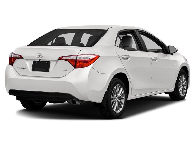 2014 Toyota Corolla 4dr Sdn CVT LE Alpine White  Shot 8