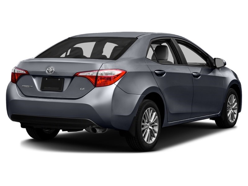 2015 Toyota Corolla 4dr Sdn CVT LE Slate Metallic  Shot 2