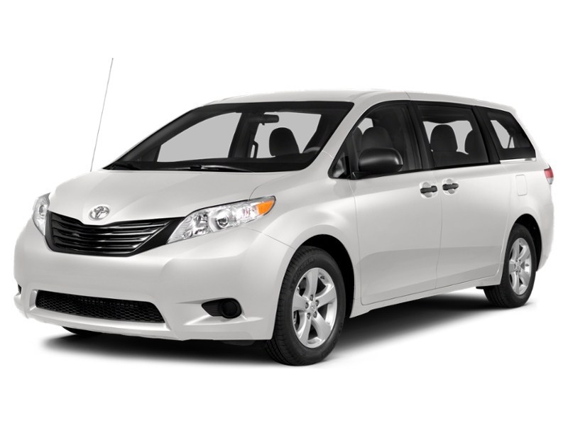 2014 Toyota Sienna 5dr LE 8-Pass FWD Alpine White  Shot 4