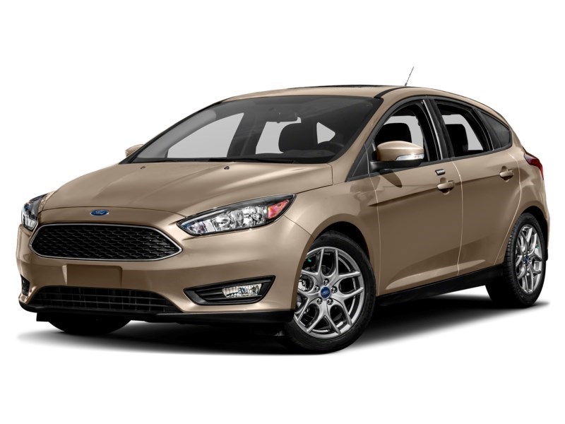 2018 Ford Focus SEL Hatch White Gold  Shot 10