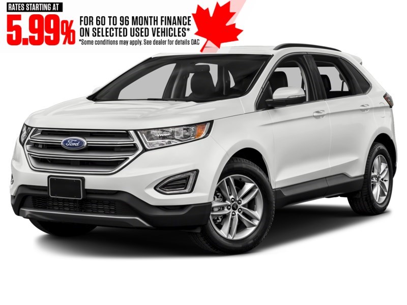 2018 Ford Edge SEL AWD Oxford White  Shot 1