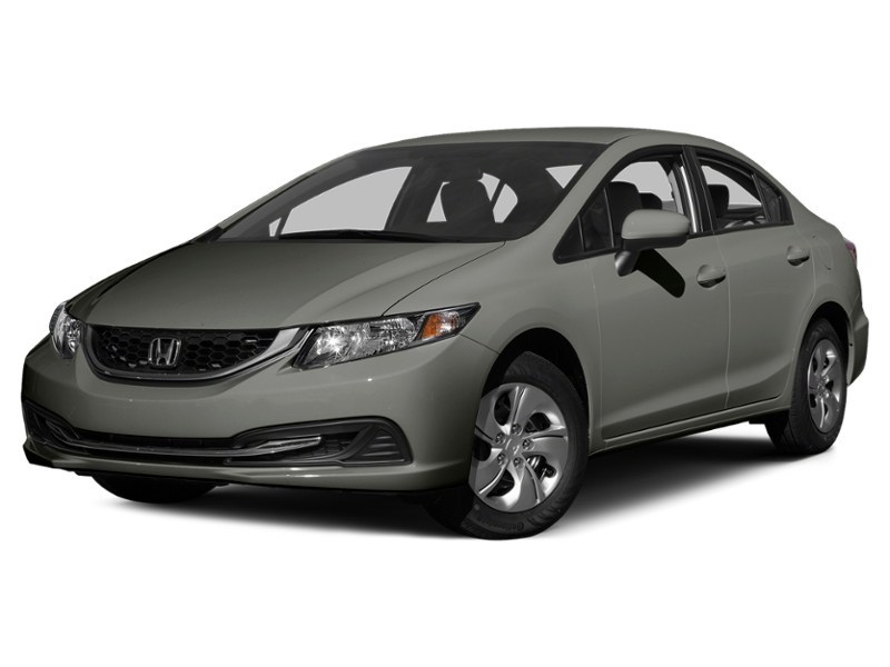 2015 Honda Civic 4dr Auto LX Alabaster Silver Metallic  Shot 4