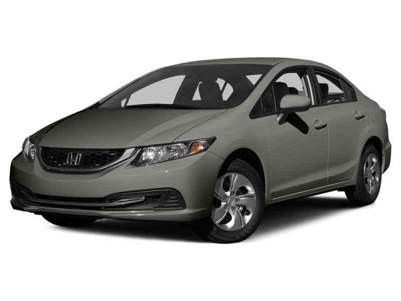 2015 Honda Civic 4dr Auto LX Alabaster Silver Metallic  Shot 1