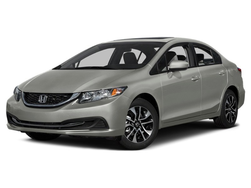 2015 Honda Civic 4dr Auto EX Alabaster Silver Metallic  Shot 1