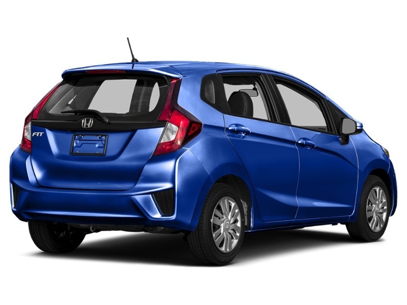 2015 Honda Fit 5dr HB CVT LX Aegean Blue Metallic  Shot 3