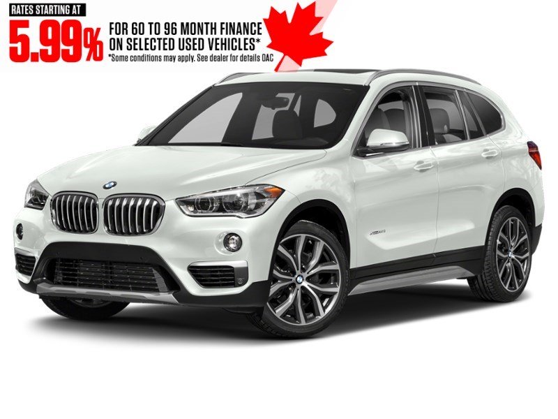2018 BMW X1 xDrive28i Sports Activity Vehicle Alpine White  Shot 1