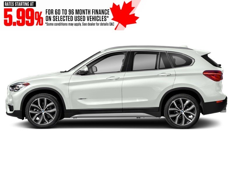2018 BMW X1 xDrive28i Sports Activity Vehicle Alpine White  Shot 3