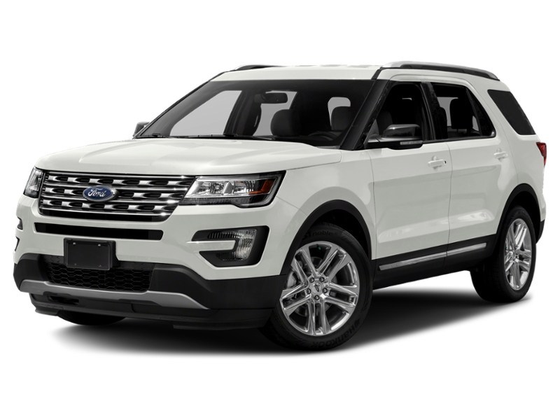 2017 Ford Explorer 4WD 4dr XLT White Platinum Metallic Tri-Coat  Shot 4