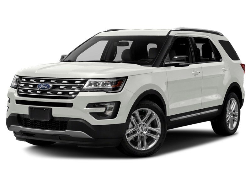 2017 Ford Explorer 4WD 4dr XLT White Platinum Metallic Tri-Coat  Shot 1
