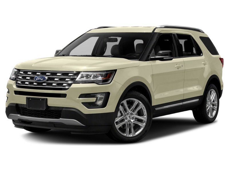 2017 Ford Explorer 4WD 4dr XLT White Gold  Shot 13