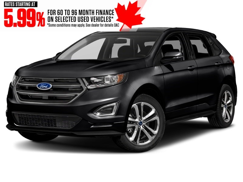 2016 Ford Edge 4dr Sport AWD Shadow Black  Shot 1