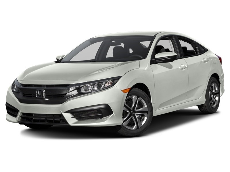2016 Honda Civic 4dr CVT LX Taffeta White  Shot 1